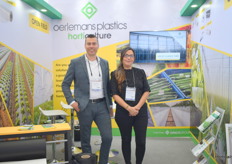 Maria Jose Rentigo Ruiz and Henri van Hemert with Oerlemans Plastics